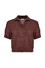 Топ BRUNELLO  CUCINELLI Коричневый