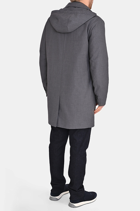 Пальто CANALI Серый Мужской O10524 SG02953
