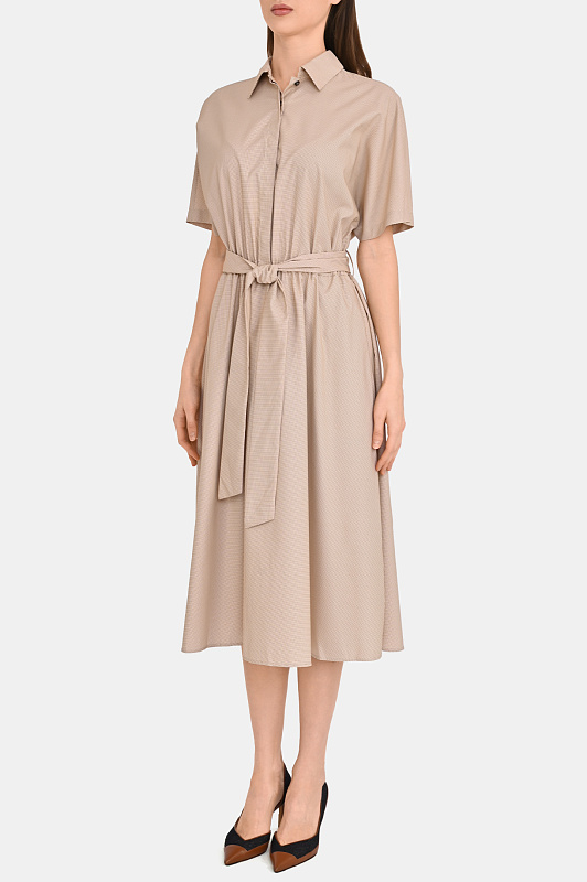 Платье+пояс KITON Бежевый Женский D59304K0903G04009 