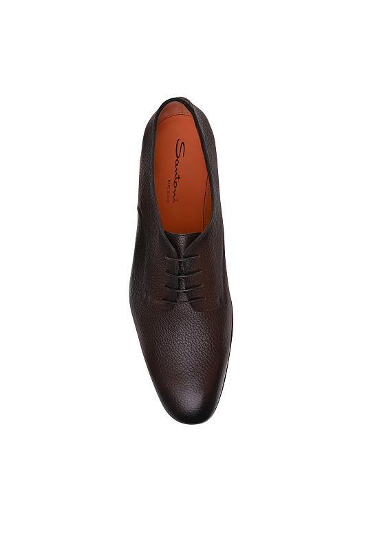 Туфли SANTONI Темно-коричневый Мужской MCAG19026JJ6BPIPT50