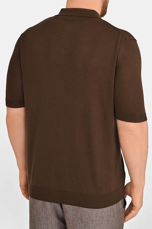 Поло CASTANGIA Темно-коричневый Мужской DBPB3-S26