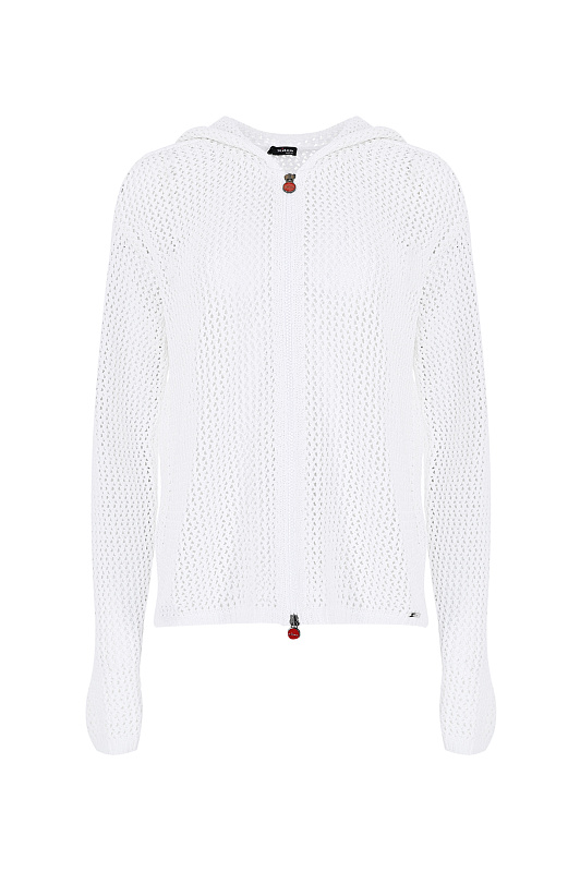 Кардиган с копюшоном сетка