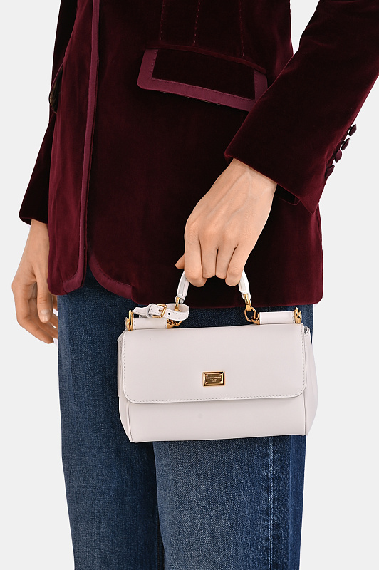 Компактная сумка с клапаном DOLCE & GABBANA  Белый Женский BB7864 B7321