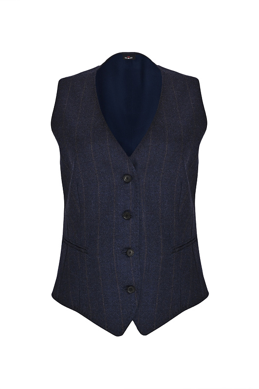 Жилет KITON Темно-синий Женский D47456K0540I0 Жилет KITON Темно-синий Женский D47456K0540I0