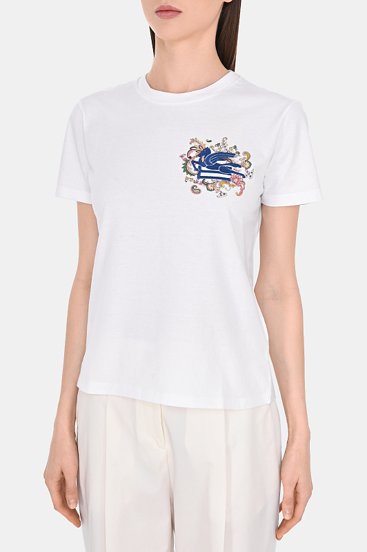 Футболка ETRO Белый Женский WRMA0006 AK788