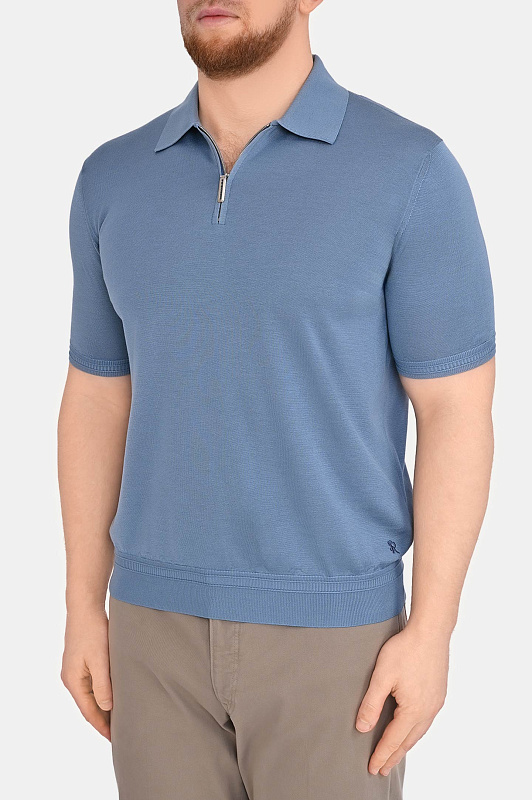Поло STEFANO RICCI Голубой Мужской K616215P31 F26101