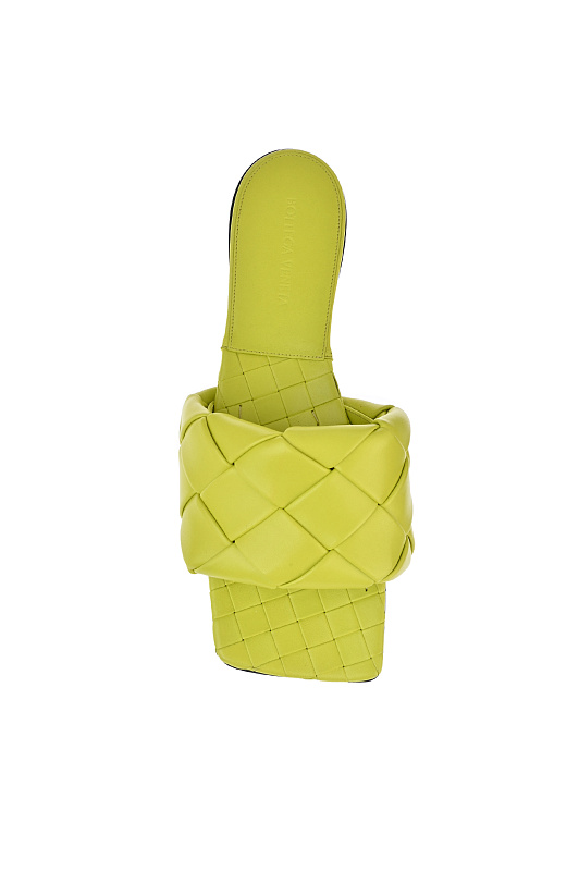 Шлепанцы BOTTEGA VENETA Желтый Женский 608853 VBSS0