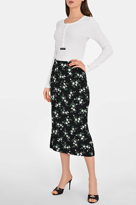 Джемпер DOLCE & GABBANA  Молочный Женский F8W44TFU7AV