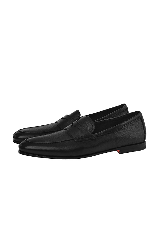 Лоферы SANTONI Черный Мужской MCNG18837SA4SEPRN01 Лоферы SANTONI Черный Мужской MCNG18837SA4SEPRN01