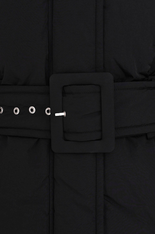 Пальто+пояс SPORTMAX Черный Женский CASARSA 2522496012600