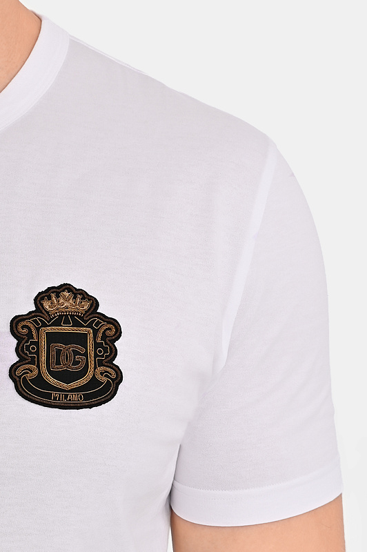 Футболка DOLCE & GABBANA  Белый Мужской G8PT1Z G7PZU