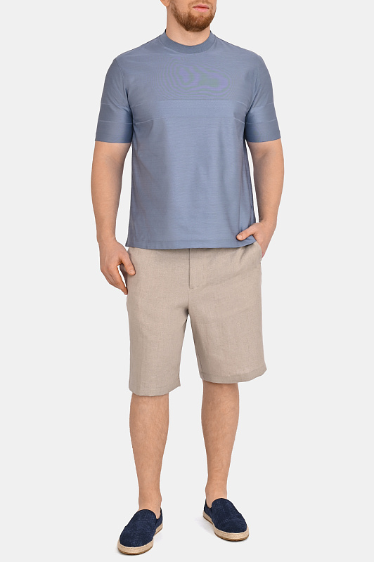 Футболка CANALI Голубой Мужской T0943MJ02438