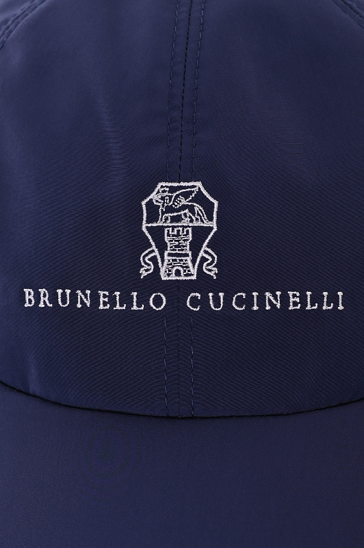 Кепка BRUNELLO CUCINELLI Темно-синий Мужской MM4799859 Кепка BRUNELLO CUCINELLI Темно-синий Мужской MM4799859